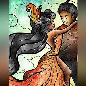 Bailar Conmigo Mandie Manzano Diamond Art Club Diamond Painting kit!